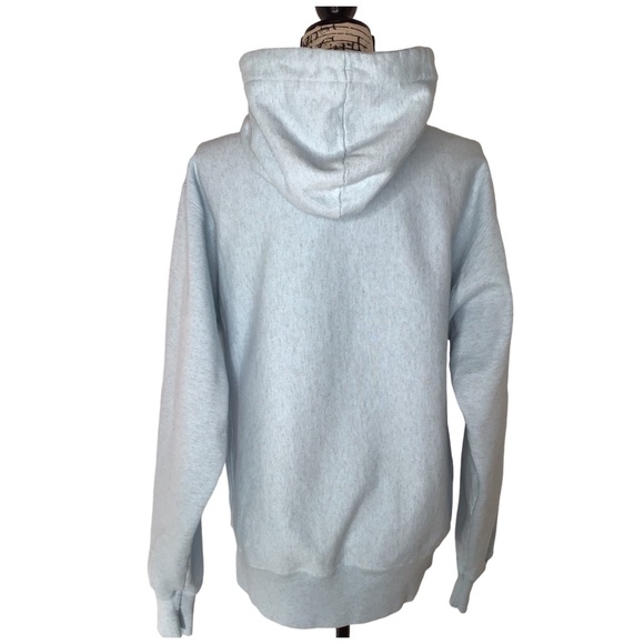 CHAMPION Reverse Weave Woman’s Light Blue Hoodie - Size Medium - Picture 3 of 13